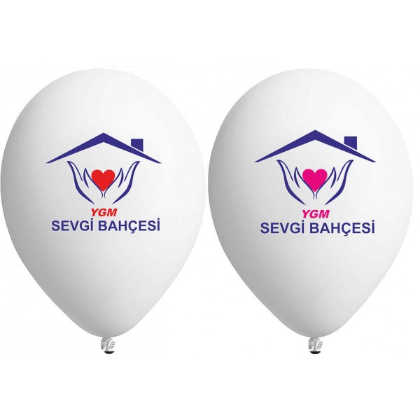 Çift Yüze İki Renk Baskılı Balon Çift Yüze İki Renk Baskılı Balon
