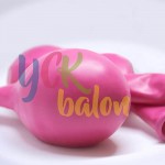 Baskısız Koyu Pembe İç Mekan Dekorasyon Balonu