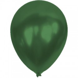 Baskısız Koyu Yeşil Metalik Dekorasyon Balonu