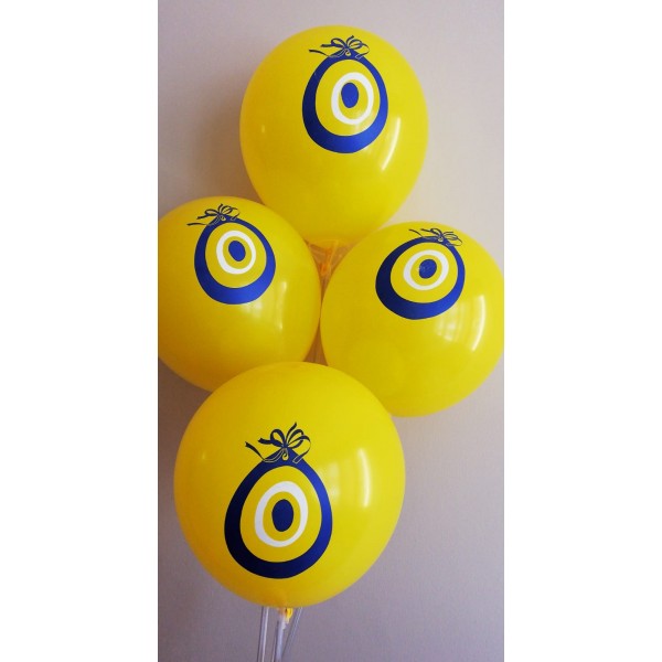 Nazar Boncuğu Hazır Baskılı Balon Nazar Boncuğu Hazır Baskılı Balon